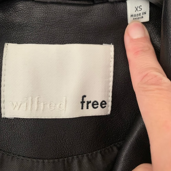 Aritzia Wildred free richards leather biker xs - Picture 10 of 10